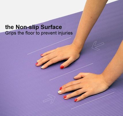 Estera resistente de la yoga de humedad NBR, amortiguador Mat For Exercise de la espuma de 25m m