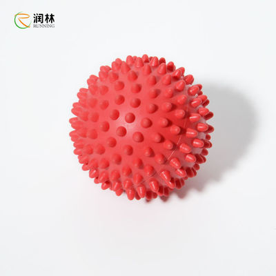 Bola material del masaje de la yoga del PVC de Runlin, bola claveteada de la yoga de los 9cm