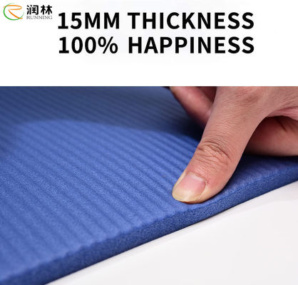 los colores multi de 10m m no deslizan la yoga Mat For Floor Exercises de la espuma de Nbr