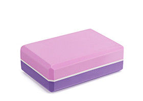 Color azul púrpura de EVA Foam Yoga Block Non del rosa suave del resbalón