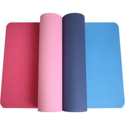Yoga colorida Mat Roller With Custom Printed de la aptitud del PVC