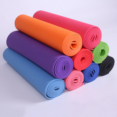 Yoga de encargo de alta densidad Mat Label Private Various Sizes Eco del PVC del logotipo amistoso