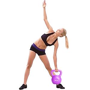 Fuerza anti de la manija PE del resbalón del gimnasio casero que entrena al verde 5LBS de Kettlebell 20 libras 7
