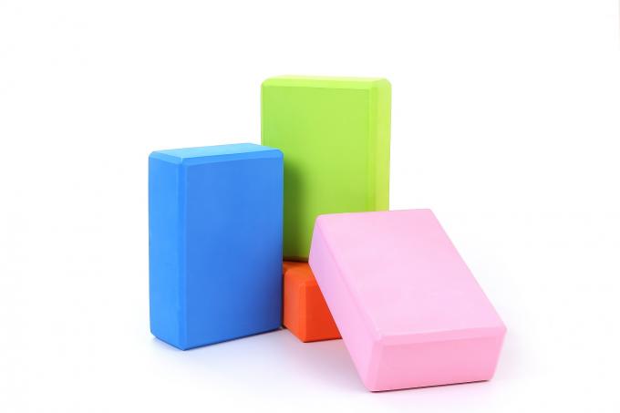 El equilibrio y la ayuda puros reciclados de encargo del color del bloque de la yoga mejoran fuerza 1
