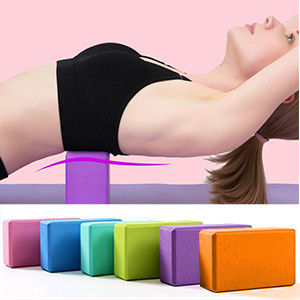 El resbalón suave de EVA Foam Yoga Bricks Anti de 2 paquetes proporciona estabilidad y la balanza