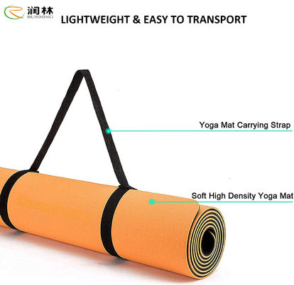 Las texturas amistosas de funcionamiento de Eco emergen yoga Mat For Indoor Outdoor Exercise de la TPE