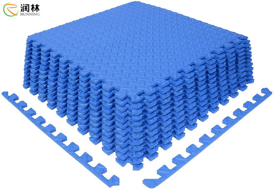 Ejercicio impermeable Mat With EVA Foam Interlocking Tiles del rompecabezas de la aptitud