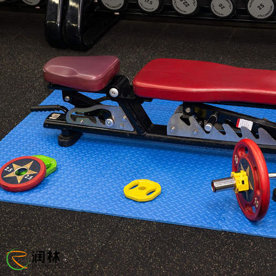 Tamaño modificado para requisitos particulares que entrelaza durable de EVA Foam Fitness Floor Mat del gimnasio casero
