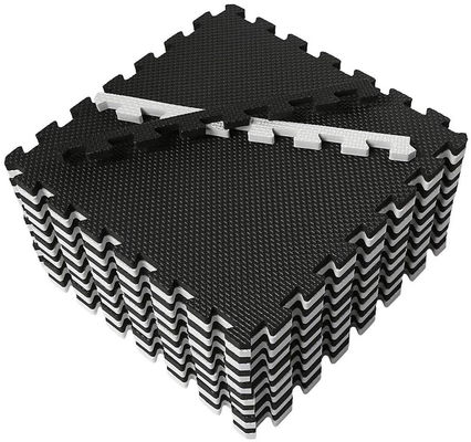 No deslice el ejercicio negro Mat With del rompecabezas el 1/2” EVA Foam Interlocking Tiles gruesa adicional