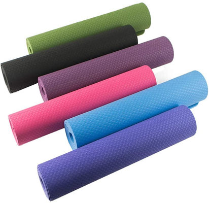 Yoga Mat Anti Slip Anti Tear de la aptitud de la TPE del ejercicio de Pilates