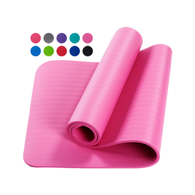 Resbalón anti el 183*61*1CM de Mat Solider Color Anti Tear del gimnasio de la yoga al aire libre de Pilates NBR