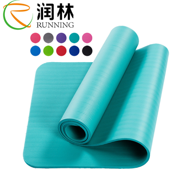Resbalón anti el 183*61*1CM de Mat Solider Color Anti Tear del gimnasio de la yoga al aire libre de Pilates NBR