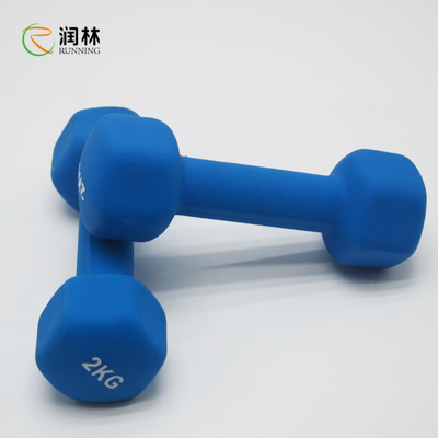 La pesa de gimnasia del gimnasio del entrenamiento del músculo de la aptitud fijó no desliza 1-5KG