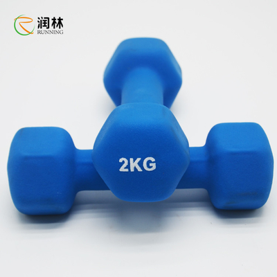 La pesa de gimnasia del gimnasio del entrenamiento del músculo de la aptitud fijó no desliza 1-5KG