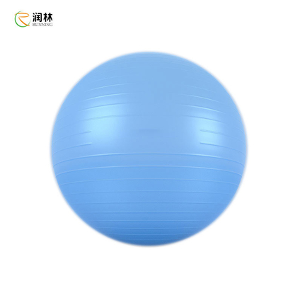 Bola de la aptitud de la estabilidad de la silla de la bola de la yoga del hogar los 45cm-75cm con la bomba rápida