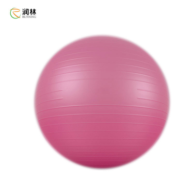 Bola de la aptitud de la estabilidad de la silla de la bola de la yoga del hogar los 45cm-75cm con la bomba rápida