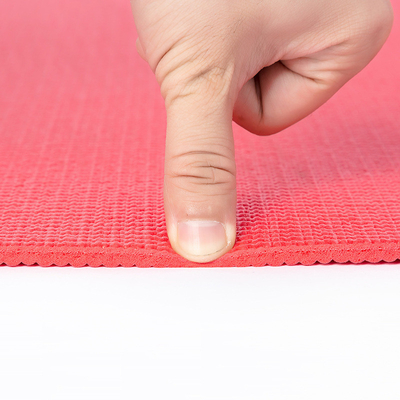 Extensión de alta densidad Mat Linen Yoga Mat del PVC de la prevención de la resbalón